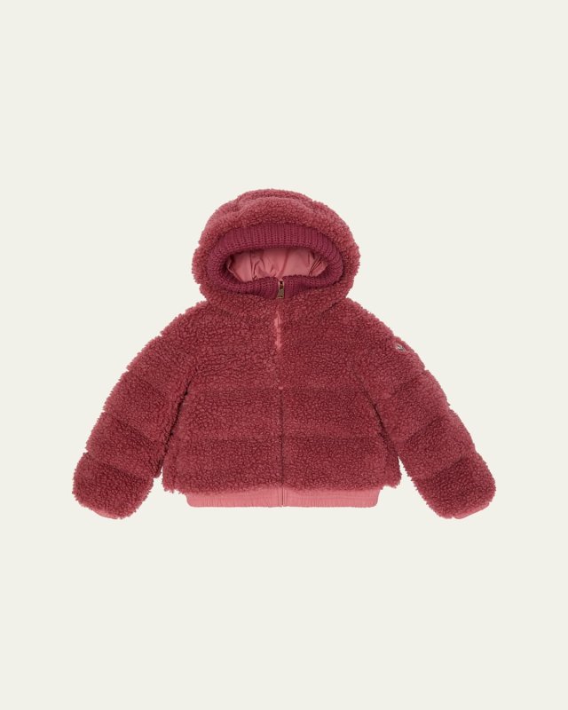 Girl's Adalbertas Hooded Down Jacket, Size 12-